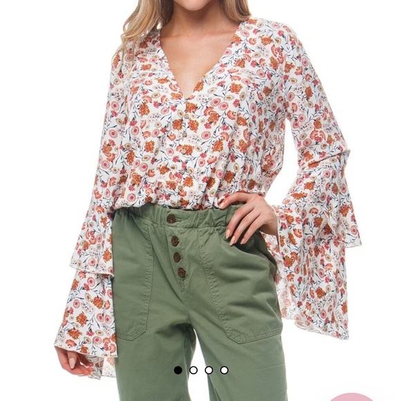 Free People Other - Intimately Free People She’s Dainty Bodysuit Size Small